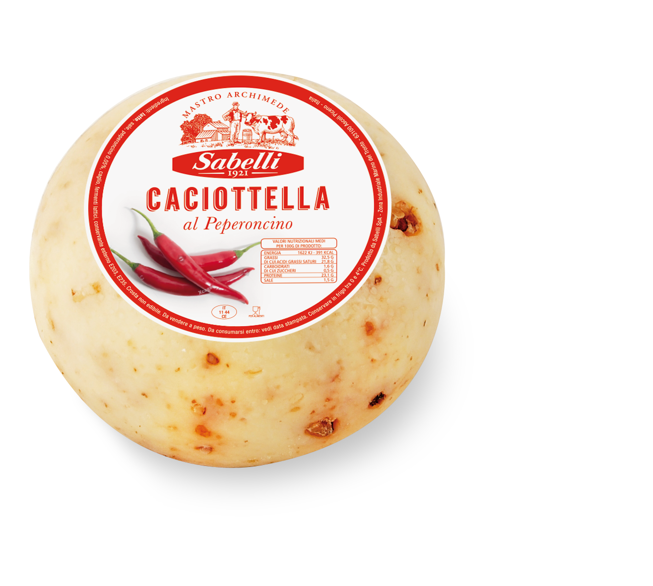 Caciottella al Peperoncino